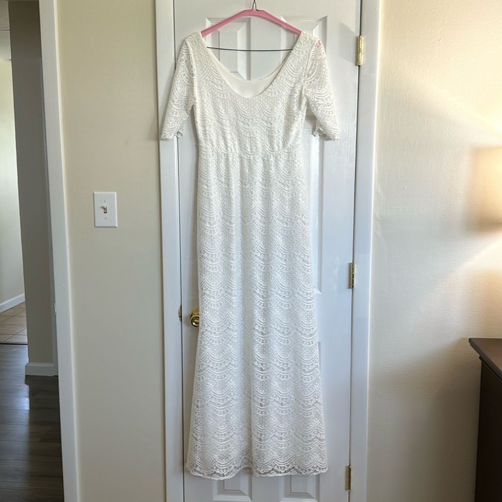 Maternity wedding dress